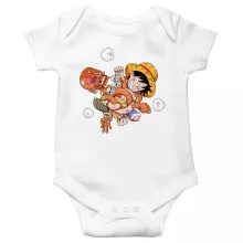 Ruffy Baby Strampler “Ruffy und Dhalsim” – Parodie auf One Piece