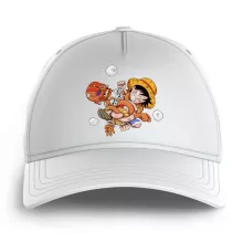 Ruffy Kinder Kappe “Ruffy und Dhalsim” – Parodie auf One Piece