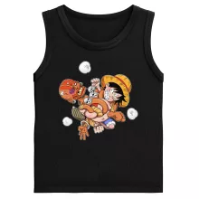 Ruffy Linnen för barn “Ruffy och Dhalsim” – Parodi One Piece