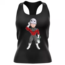 Saitama Vrouwen Tank Top “Saitama en Jiren” – One-Punch Man parodie