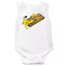 Pikachu Sleeveless Baby Bodysuit – Pokémon parody