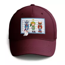 Cappello Rosso Borgogna parodia Zelda - Link e Cucco (Cappello di qualità premium - Stampata in Francia - Rif : 940)
