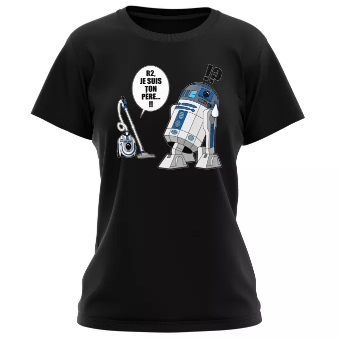 T-shirts de mulher Paródia Guerra das Estrelas