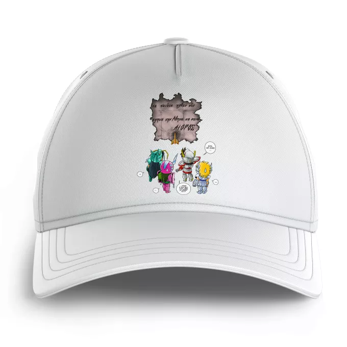 Casquettes Enfants Parodie Saint Seiya 4 touristes japonais perdus en Grèce... - Shiryu, Hyoga, Shun dans la maison d'Aioros