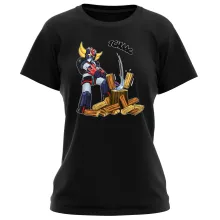 T-shirt Femme « Astéro-Hache de bûcheron ! » – Parodie Goldorak