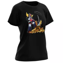 T-shirt Femme « Astéro-Hache de bûcheron ! » – Parodie Goldorak