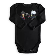 Body bébé manches longues Itachi « Le Jutsu des clones » – Parodie Naruto