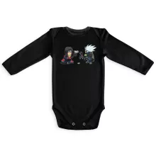 Body bébé manches longues Itachi « Le Jutsu des clones » – Parodie Naruto