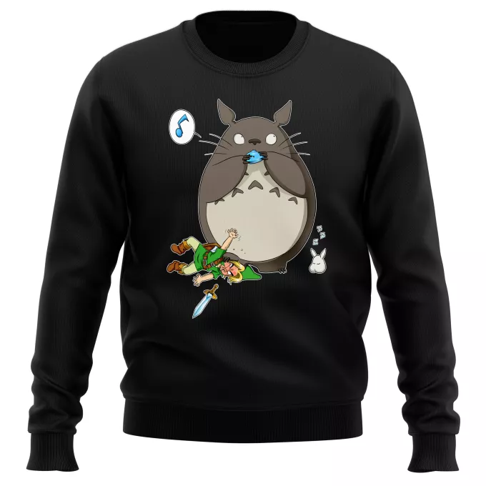 Camisolas Paródia Zelda Link e Totoro