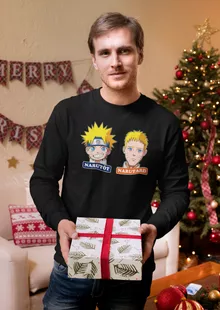 T-Shirt à manches longues « Narutôt... Narutard ! » – Parodie Naruto
