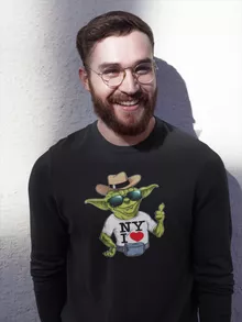 Felpa Yoda “New York I Love” – Parodia dei Star Wars