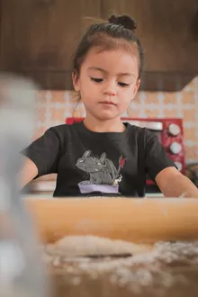 T-shirt Enfant Fille Krokmou « Quand faut y aller... Faut y aller !! » – Parodie Dragons