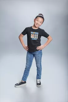 T-shirt Enfant Fille Nami « Générateur de personnages » – Parodie One Piece