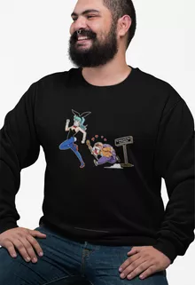 Master Roshi Sweater “Master Roshi and Bulma” – Dragon Ball parody