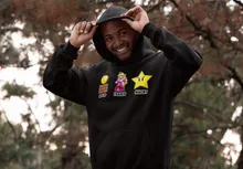 Mario Kapuzenpullover – Parodie auf Super Mario