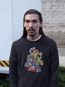 Sudadera Bowser “Bowser, Mario, Luigi y Yoshi” – Parodia de Mario Kart