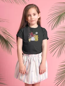 T-shirt Enfant Fille Aiolia « Les Rues du Sanctuaire de plus en plus mal fréquentées... » – Parodie Saint Seiya