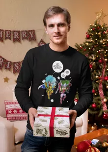 T-Shirt à manches longues Shun « Attends que je t'attrape !! » – Parodie Saint Seiya