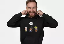 Sweat à capuche Sangoku « Tortue ninja !? » – Parodie Naruto
