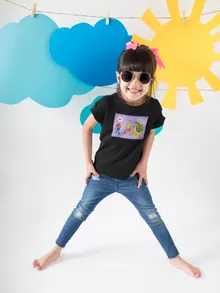 T-shirt Enfant Fille « Un coeur brisé ! » – Parodie Super Mario