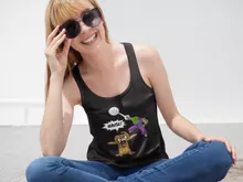 Piccolo Damen T-shirt Tank top “NACH HAUSE!!! (deutsche Fassung)” – Parodie auf Dragon Ball