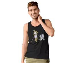 Camiseta de tirantes R2-D2 “R2-D2 y C-3PO” – Parodia de Star Wars