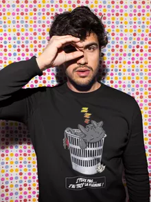 Pull Krokmou « J'peux pas... J'ai trop la flemme ! » – Parodie Dragons