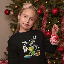 Link Kids Sweater “Link and the Aliens” – Zelda parody