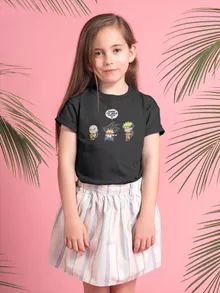 Mädchen Kinder T-Shirt “Naruto und Son-Goku” – Parodie auf Naruto