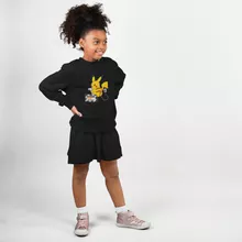 Pull Enfant Pikachu « En Charge... Ne pas déranger ! » – Parodie Pokémon