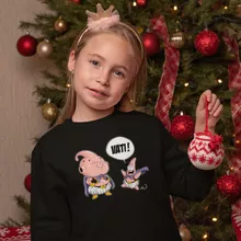 Majin Boo Kinder Pullover “Majin Boo und Patrick Star” – Parodie auf Dragon Ball Z