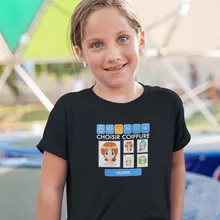T-shirt Enfant Fille Nami « Générateur de personnages » – Parodie One Piece