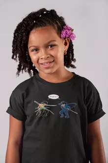 T-shirt Enfant Fille Zoro Roronoa « D'un Z qui veut dire... (Version qui dégénère » – Parodie One Piece