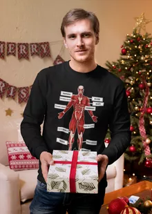 Colossal Titan Long Sleeve Top – Attack on Titan parody