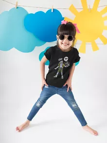 T-shirt Enfant Fille Arlong « Papa... WTF !! » – Parodie Naruto