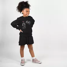 Darth Vader SD Caricature Kids Sweater “Darth Vader SD Caricature and his TIE Fighter Mini Drone” – Star Wars parody