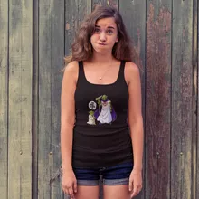 Débardeur Femme Yoda « Ton père... Je suis !! » – Parodie Star Wars