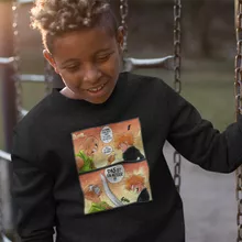 Ichigo Kurosaki Kinder Pullover “Ichigo Kurosaki und Crocodile Dundee” – Parodie auf Bleach