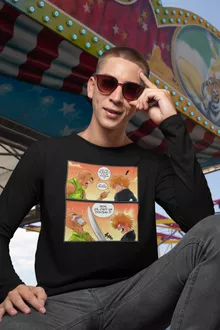 T-Shirt à manches longues Ichigo Kurosaki « Non, ça c'est un couteau ! » – Parodie Bleach