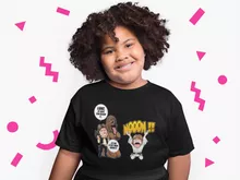 T-shirt Enfant Fille Luke Skywalker « Luke Life Episode III : Un beauf carrément beauf » – Parodie Star Wars