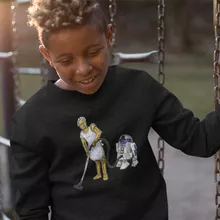 Sudadera Niño R2-D2 “R2-D2 y C-3PO” – Parodia de Star Wars
