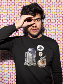 Pull BB-8 « BB, je suis ton père !! » – Parodie Star Wars