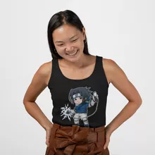Sasuke Vrouwen Tank Top – Naruto parodie