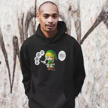 Sweat à capuche Link « Une fée pratique mais agaçante... » – Parodie Zelda