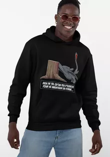 Sweat à capuche Krokmou « Rien de tel qu'un peu d'exercice pour se maintenir en forme... » – Parodie Dragons
