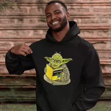 Yoda Kapuzenpullover “Grammatik für Dummies” – Parodie auf Star Wars