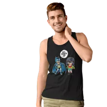Batman Herren Tank Top “Batman und Robin” – Parodie auf One Piece