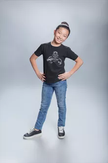 Darth Vader Girls Kids T-shirt – Star Wars parody