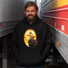 Sweat à capuche Le Roi Lion « Le Roi des Glands - Savane » – Parodie L'âge de Glace