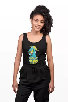 Débardeur Femme Bob « Eponge pressée... » – Parodie Bob l'éponge